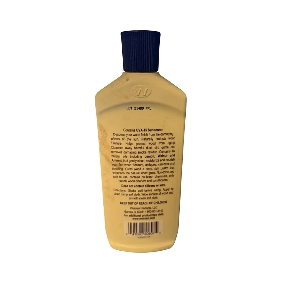 Weiman Furniture Cream with Lemon Oil, 70 % 8 fl oz.‎ Discontinued HTF